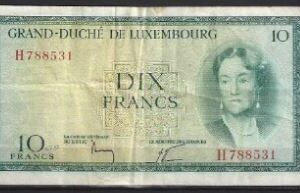 10 Francs  P48-a  1954  ZFr