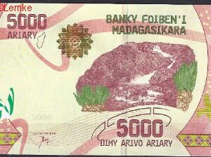 5.000 Ariary 2017  P 102  UNC