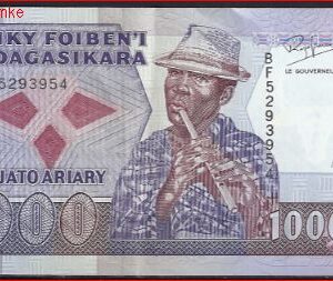 1.000 Francs 1993 P 72-b PR/XF