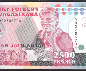 2.500 Francs 1993  P 72A-a  UNC-