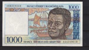 1000 francs 1994  P 76-a  UNC
