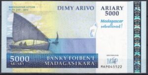 5.000 Ariary 2012  P 94  UNC
