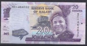 20 Kwacha 2016  P 63-c  UNC