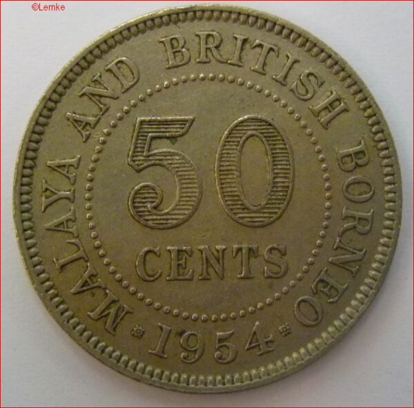 Malaya Borneo KM 4.1-1954 voor