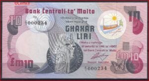 10 liri  P36-a  1979  UNC