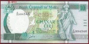 10 liri  P47-B  1994  UNC