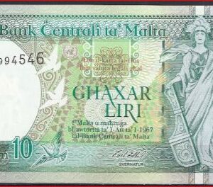 10 liri  P47-B  1994  UNC