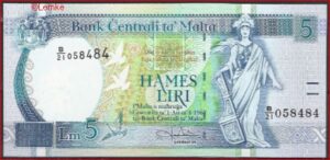 5 liri  P46-B  1994  UNC