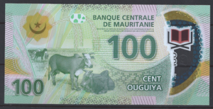 100 Ouguiya 2017 P 23 UNC