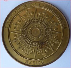 Medal Aztec Calender Mexico 1960-1970