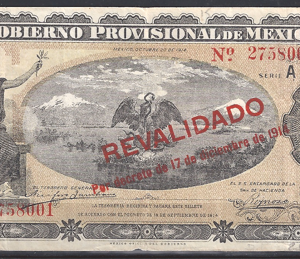 1 Peso 1914 P S 701-b PR/XF