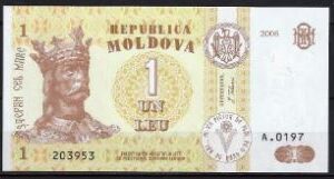 1 leu P8-g 2006 UNC