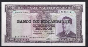 500 Escudos 22-3-1967  P 118-a  UNC