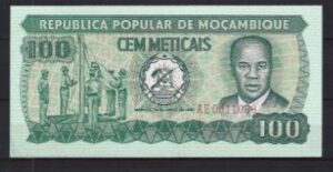 100 Meticais 16-6-1980 P 126 UNC