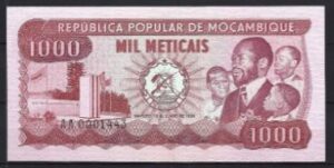 1.000 Meticais 16-6-1980 P 128 UNC