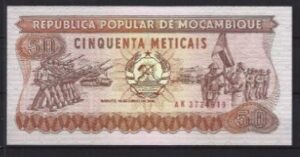 50 Meticais 16-6-1986  P 129-b  UNC