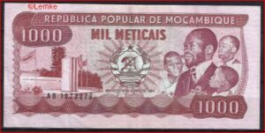 1.000 Meticais 16-6-1983 P 132-a PR/XF-