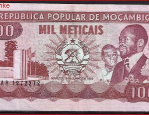1.000 Meticais 16-6-1983  P 132-a  PR/XF-