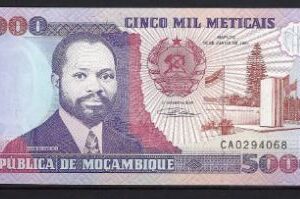 5.000 Meticais 16-6-1991  P 136  UNC