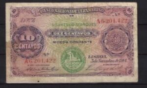 10 Centavos 1914 P 59 FR+