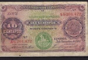 10 Centavos 1914 P 59 FR+