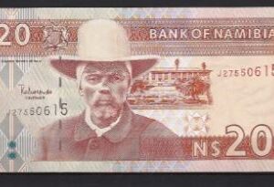 20 Namibia Dollars 2002  P 6-a  UNC
