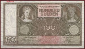 100 gulden 1939   117-3   aUNC