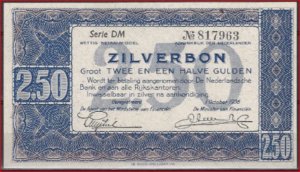 2 1/2 Gulden 1938 13-1b UNC