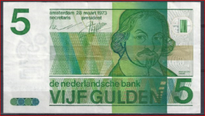 5 gulden 1973 24-1 PR/XF-