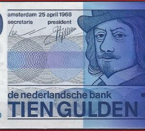 10 gulden 1968   49-1a  UNC