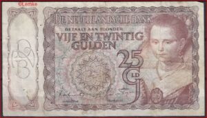 25 gulden 1943   78-1a  ZFR