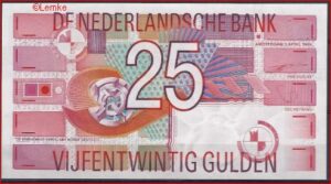 25 gulden 1989   85-1   UNC