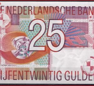 25 gulden 1989   85-1   UNC