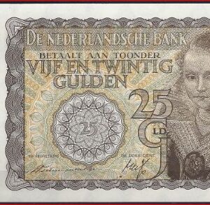 25 gulden  P77-1  1940  UNC-