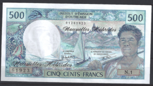 500 Francs 1979  P 19-c  UNC