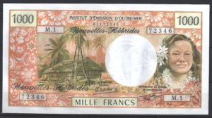 1.000 Francs 1979  P 20-c  UNC