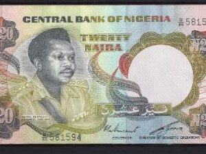 20 Naira 1977-84  P 18-d  PR/XF+