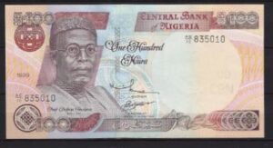 100 Naira 1999 P 28-a UNC
