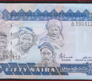 50 Naira 1991  P 27-a  aUNC