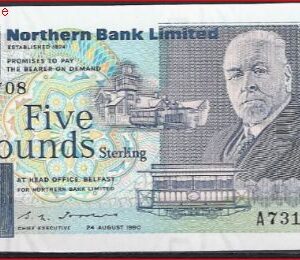 5 pound   P193-b  1990  UNC