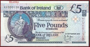 5 pound  P74-c  2000  UNC