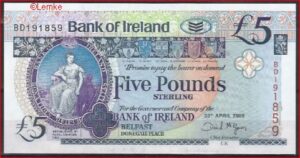 5 pound  P83-a  2008  UNC