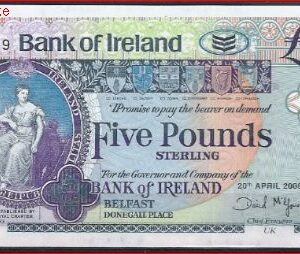 5 pound P83-a 2008 UNC