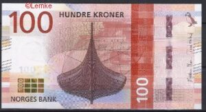100 kroner  P54  2016  UNC