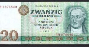 20 Mark  P29-a  1975  UNC