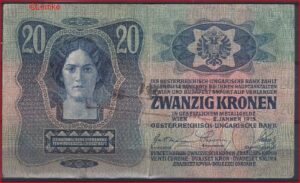 20 kronen  P13  1913  ZFR