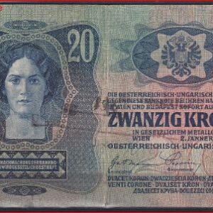 20 kronen  P13  1913  ZFR