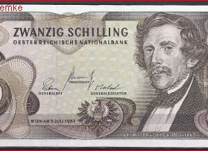 20 schilling P142-a 1967 UNC