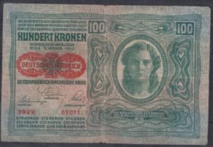 100 Kronen   P55-a  1912  Fr