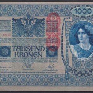 1000 Kronen   P59  1919  Pr+